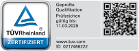 TÜV Zertifizierung