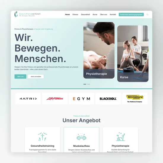 Website die Gesundheitswerkstatt