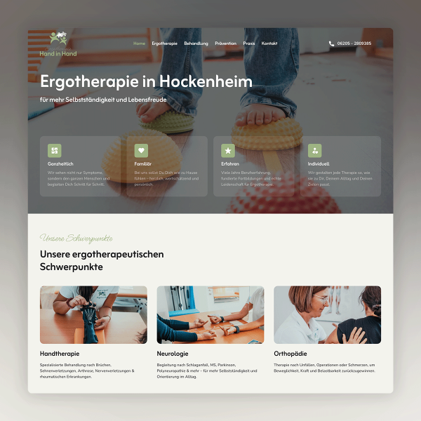 Ergotherapiepraxis Hand in Hand
