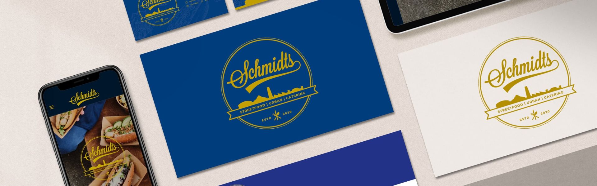 schmidts streetfood speyer logo design corporate design