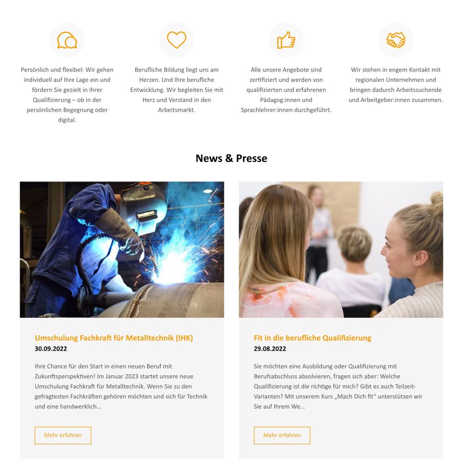 Webseite VFBB