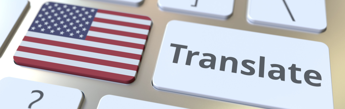 Tastatur mit Amerikanischer Flagge