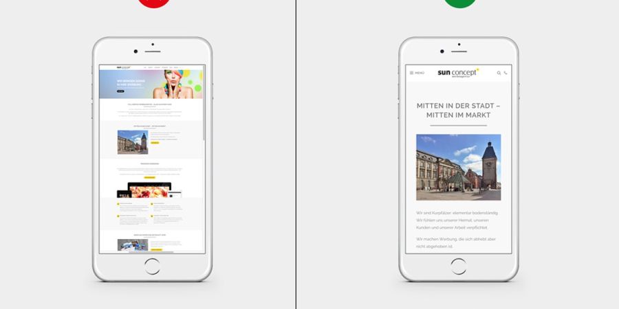 Blog Beitragsbild zu: Ranking-Verlust für mobile Unfreundlichkeit