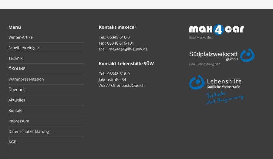 Webseite max4car