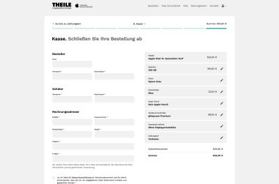 iPad Schule Frontend