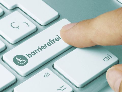 taste mit barrierefrei Tastatur