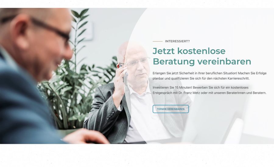 Webseite Transition Coaching