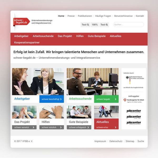 screenshot website schwer begabt