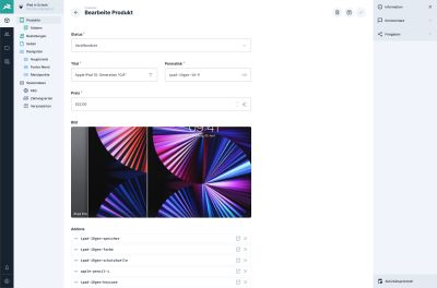 iPad Schule Frontend