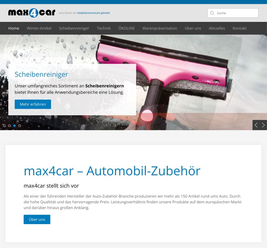 Webseite max4car