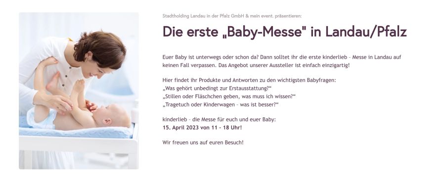 Webseite Kinderlieb