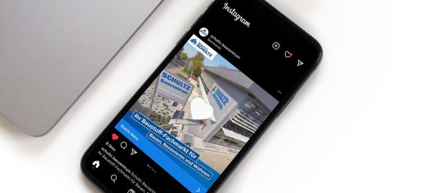 Webseite auf einem Smartphone